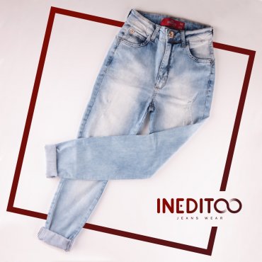 Corte reto e Confortável, a verdadeira calça de cintura alta!